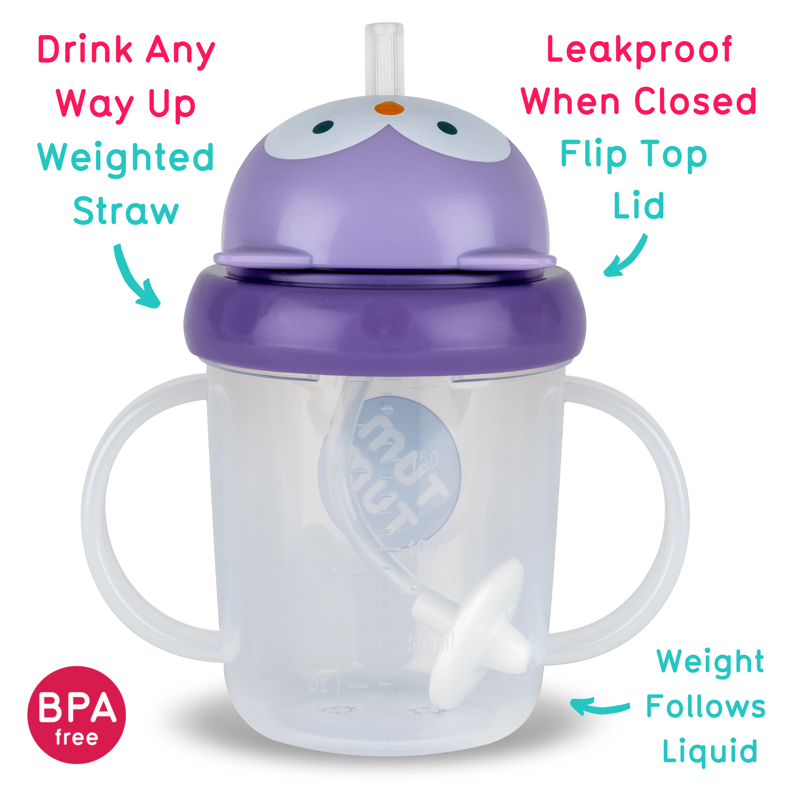 TumTum Tippy Up Cup with Weighted Straw (Series 3)