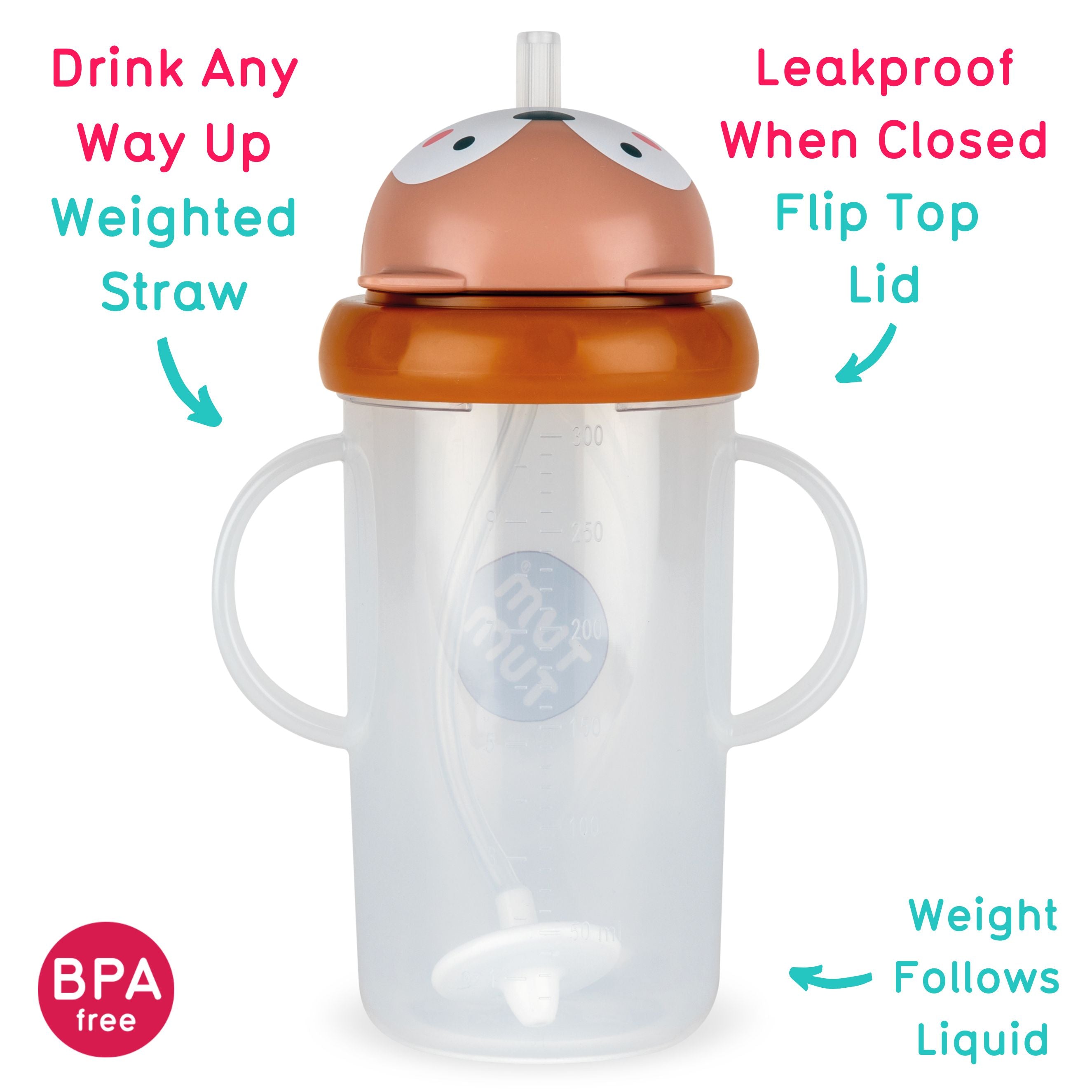 TumTum Large Tippy Up Cup with Weighted Straw (Series 3)
