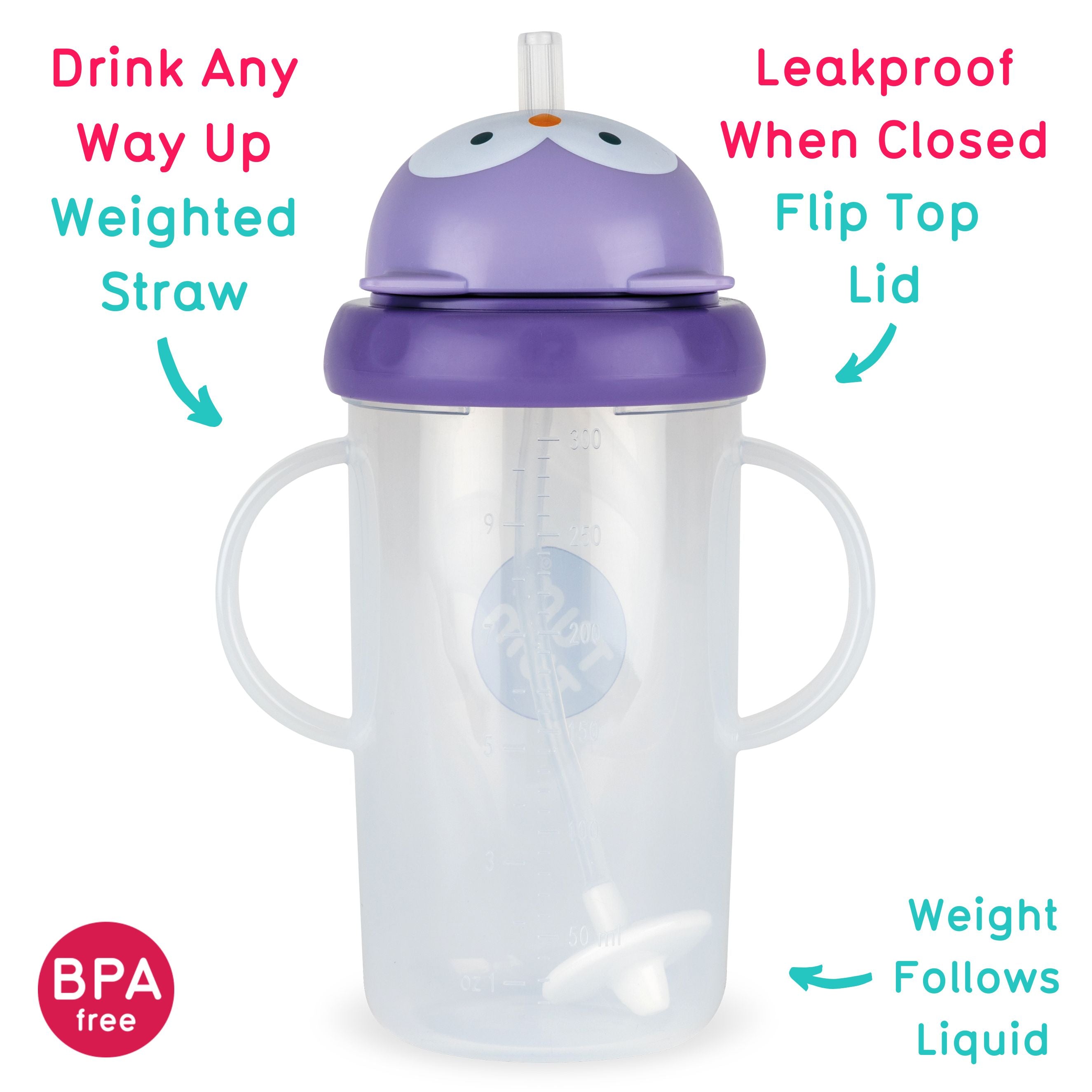 TumTum Large Tippy Up Cup with Weighted Straw (Series 3)