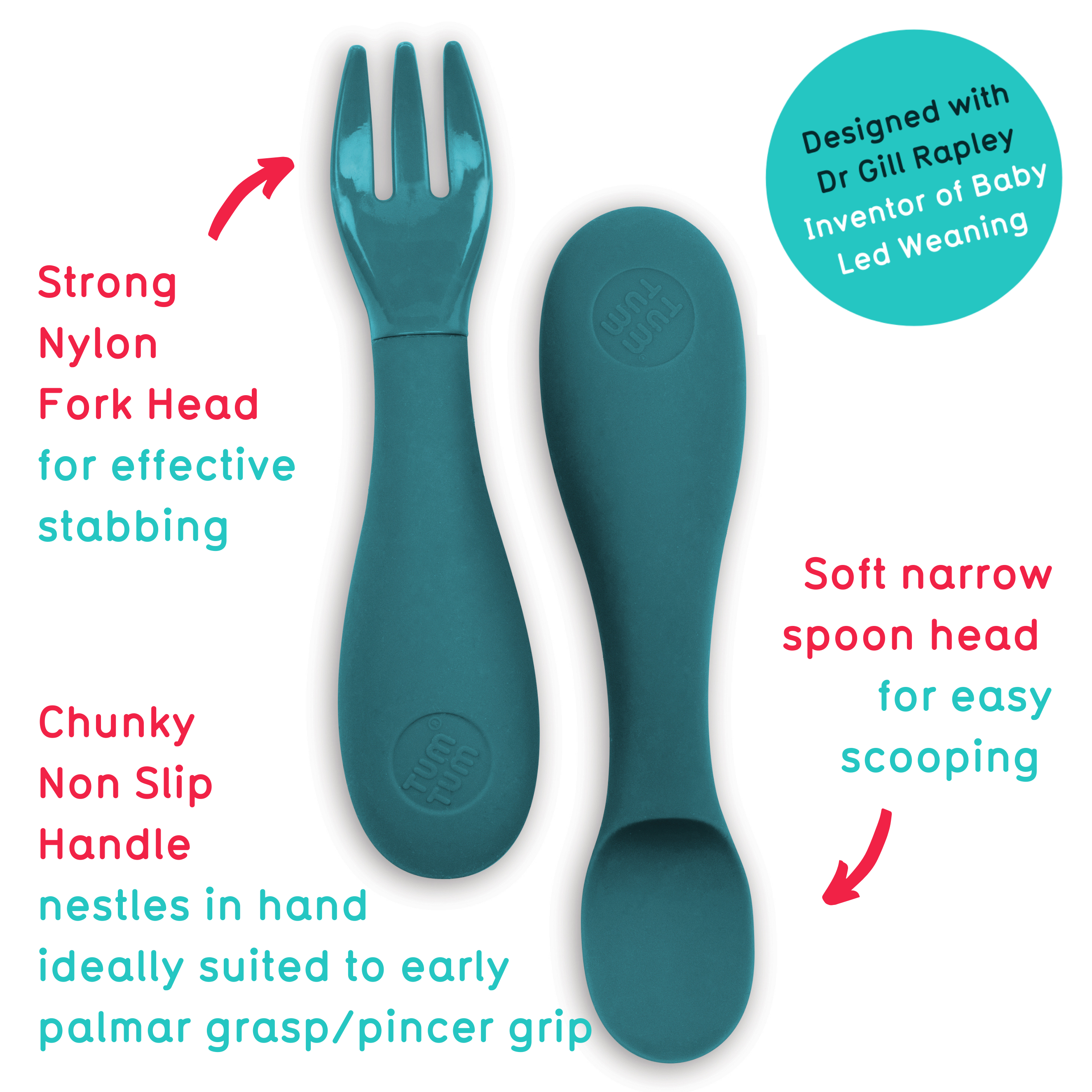 TumTum Baby Cutlery with Travel Case