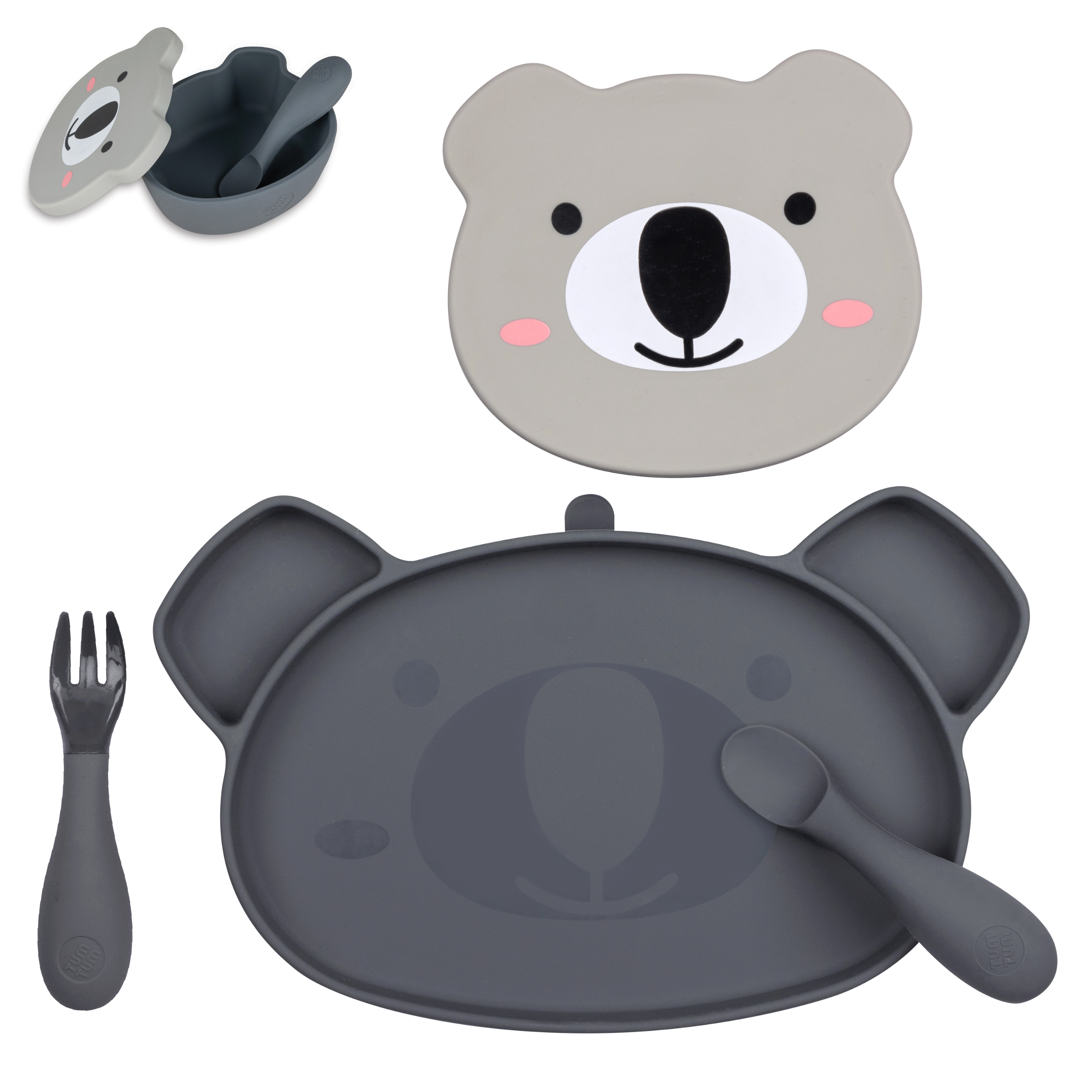 TumTum Baby Weaning Set (Grey)