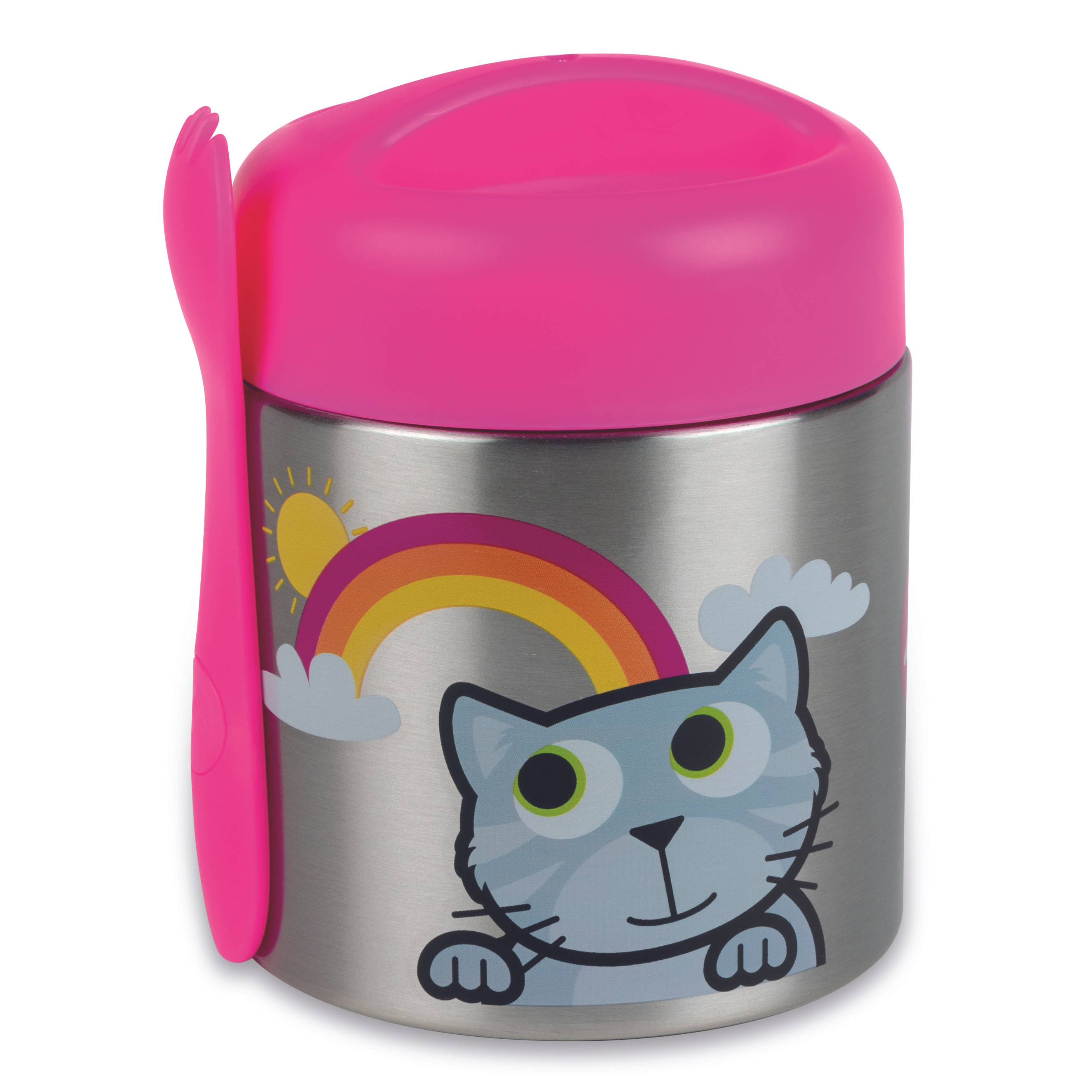 TumTum Thermal Food Flask with Magnetic Spork