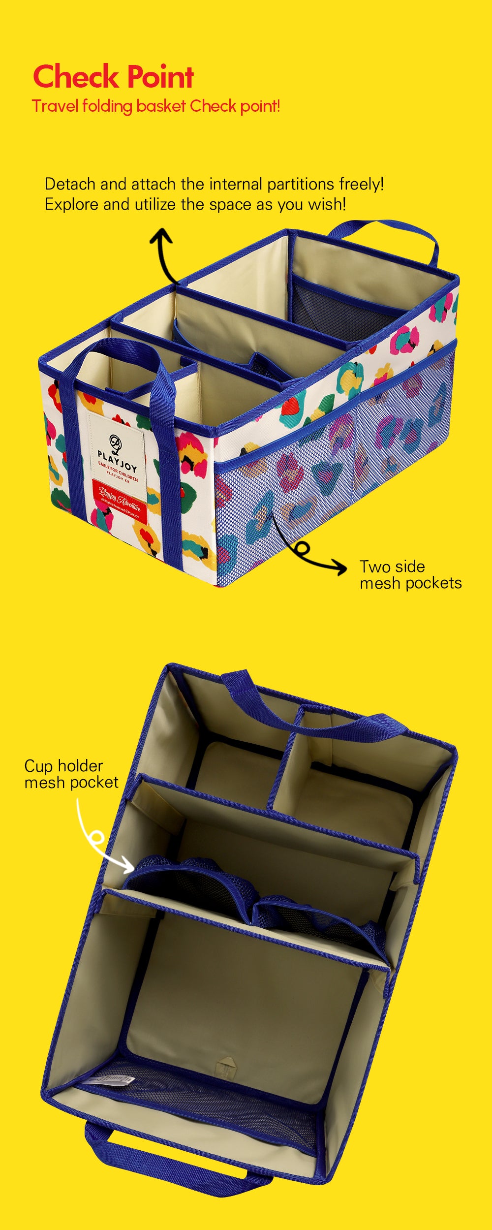 Playjoy Travel Folding Basket