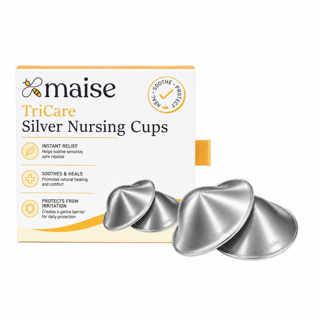 Maise Trimalinate Silver Nursing Cup