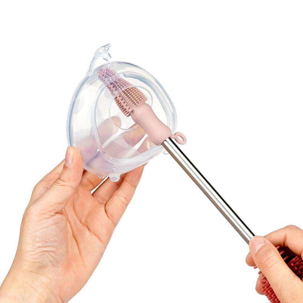 Haakaa Double-Ended Silicone Brush