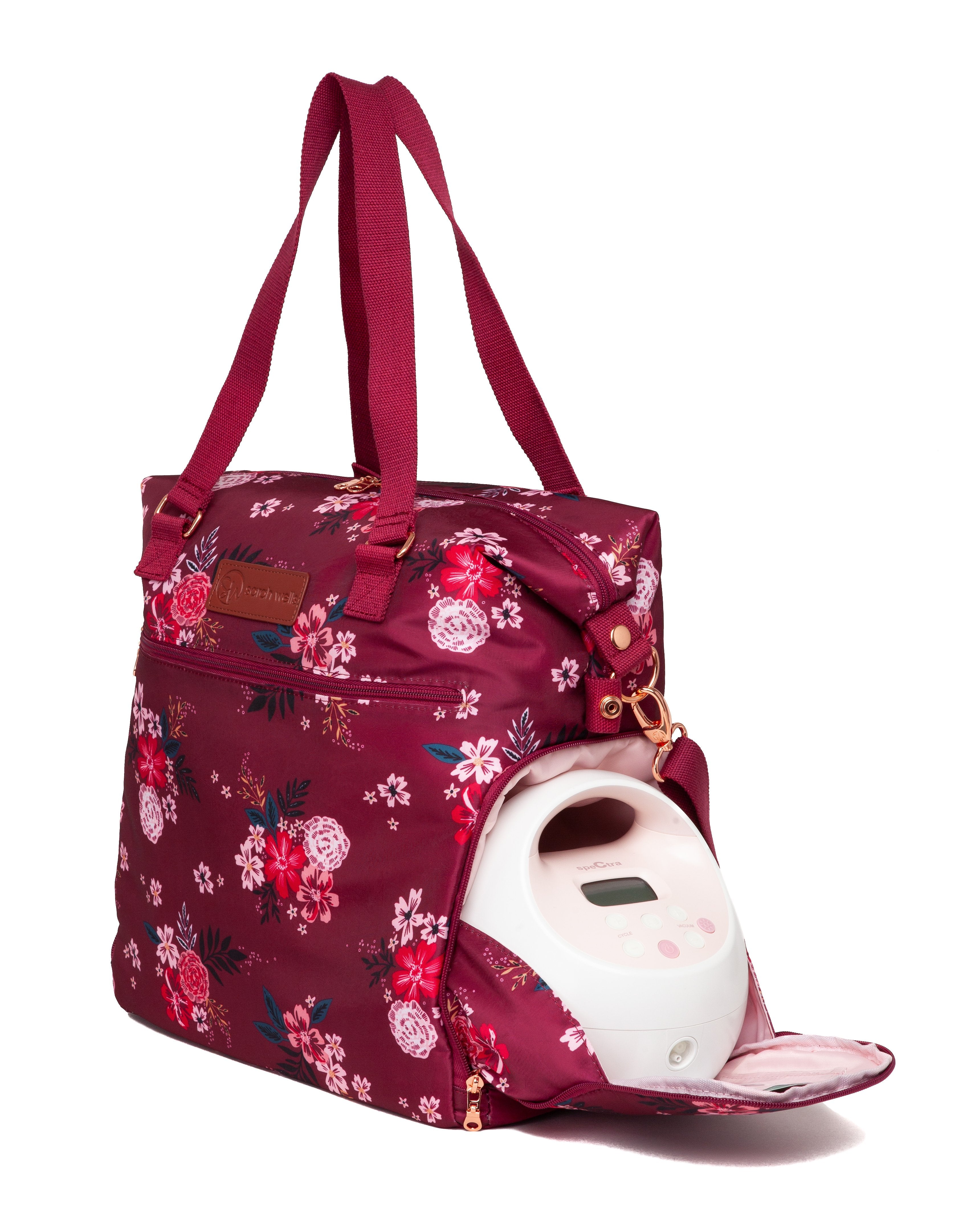 Sarah Wells Breast Pump Bag (Lizzy-Berry Bloom)