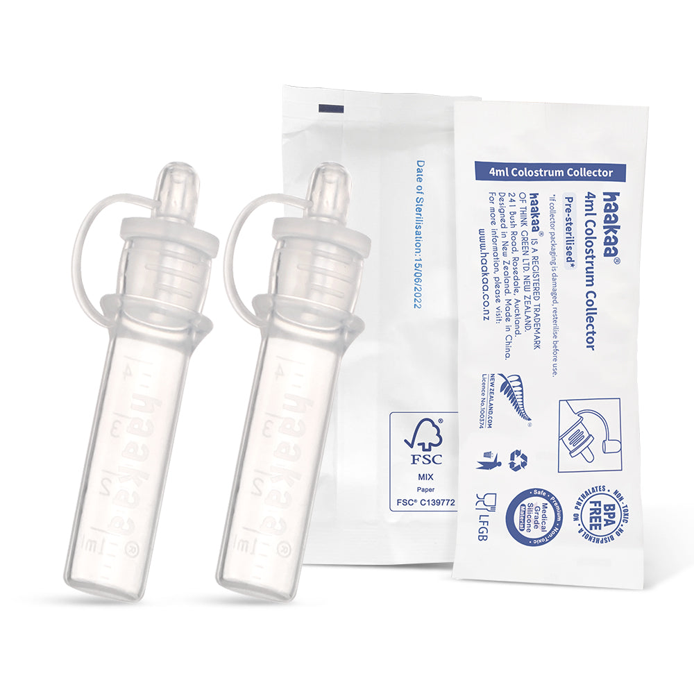 Haakaa – Silicone Colostrum Collector Set 2 x 4ml