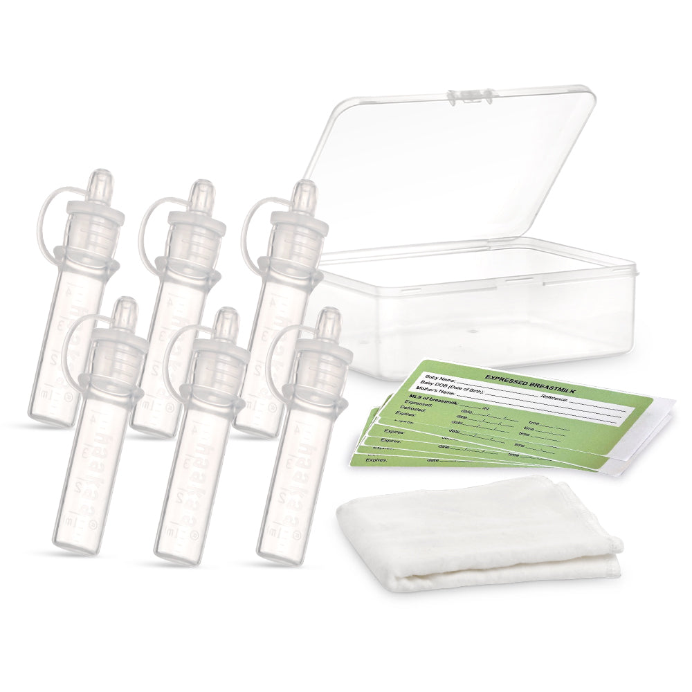 Haakaa Pre-Sterilized Silicone Colostrum Collector Set (6pcs)