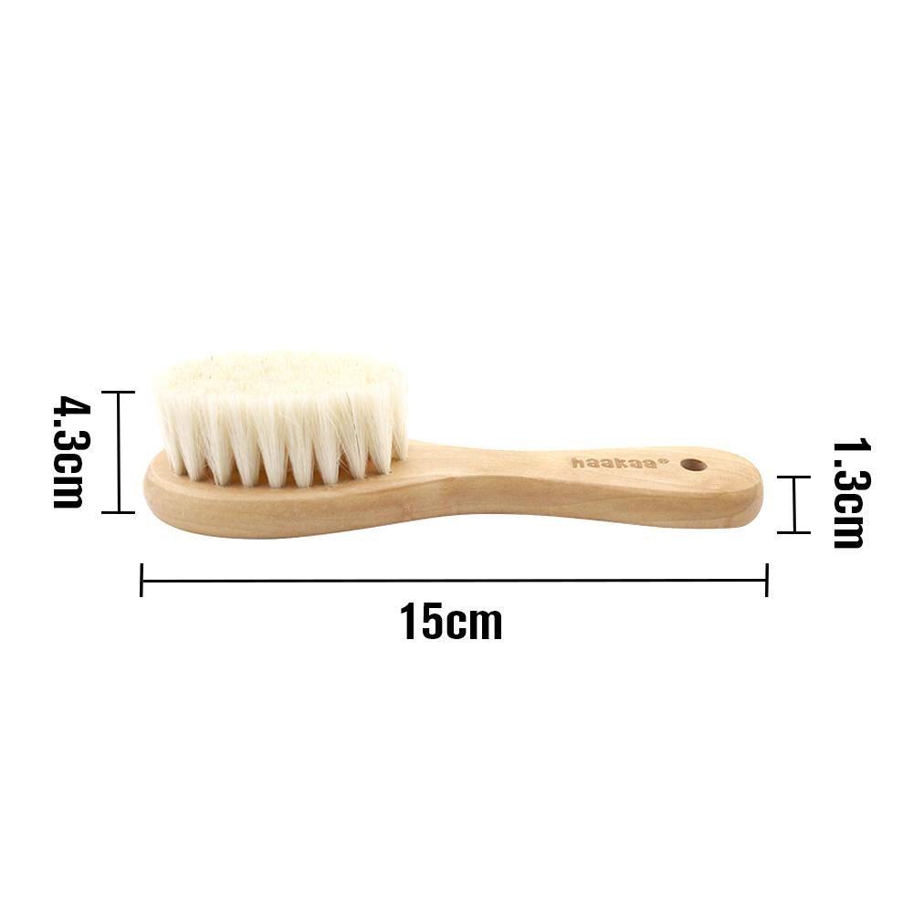 Haakaa Goat Wool Wooden Hairbrush