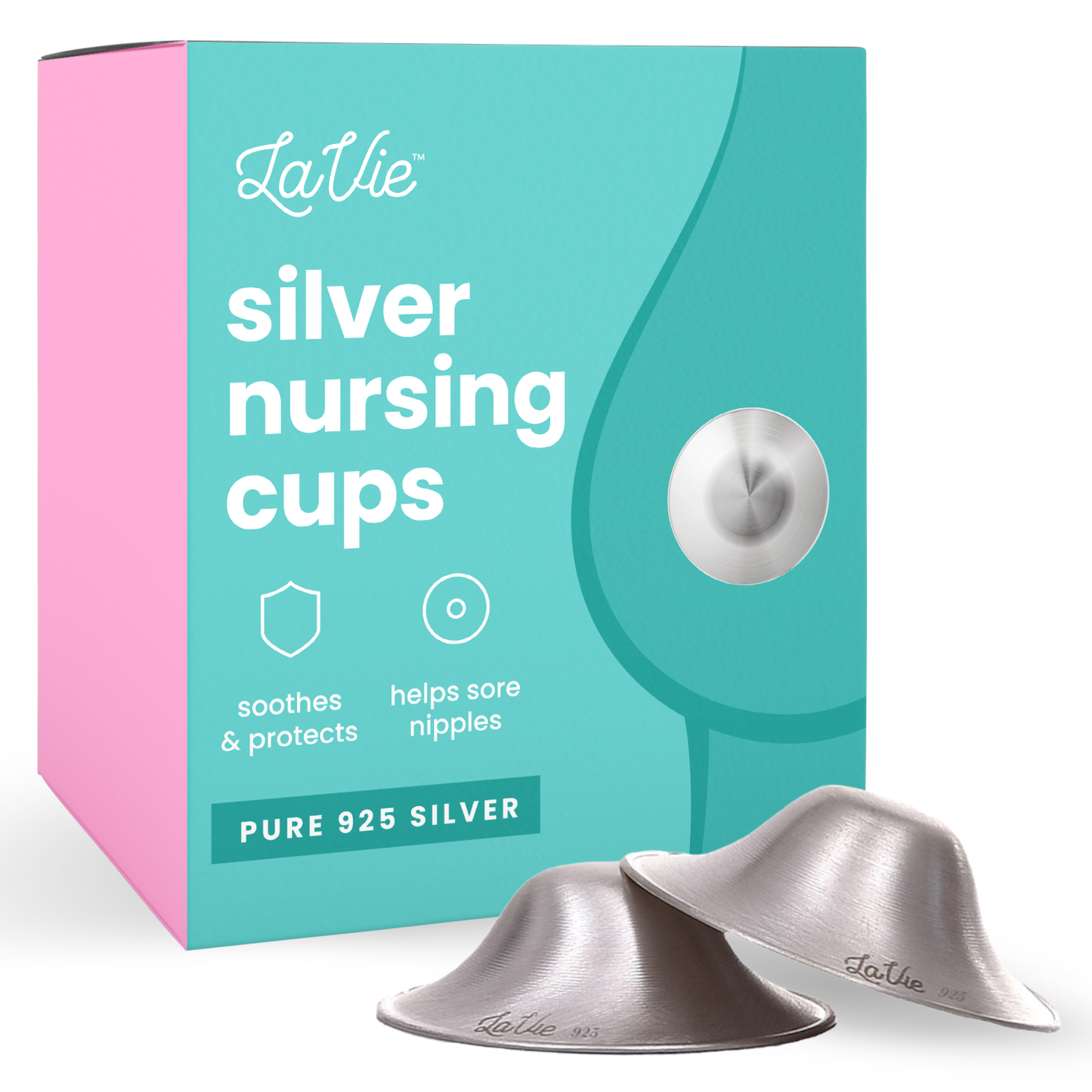 LaVie Silver Nursing Cups