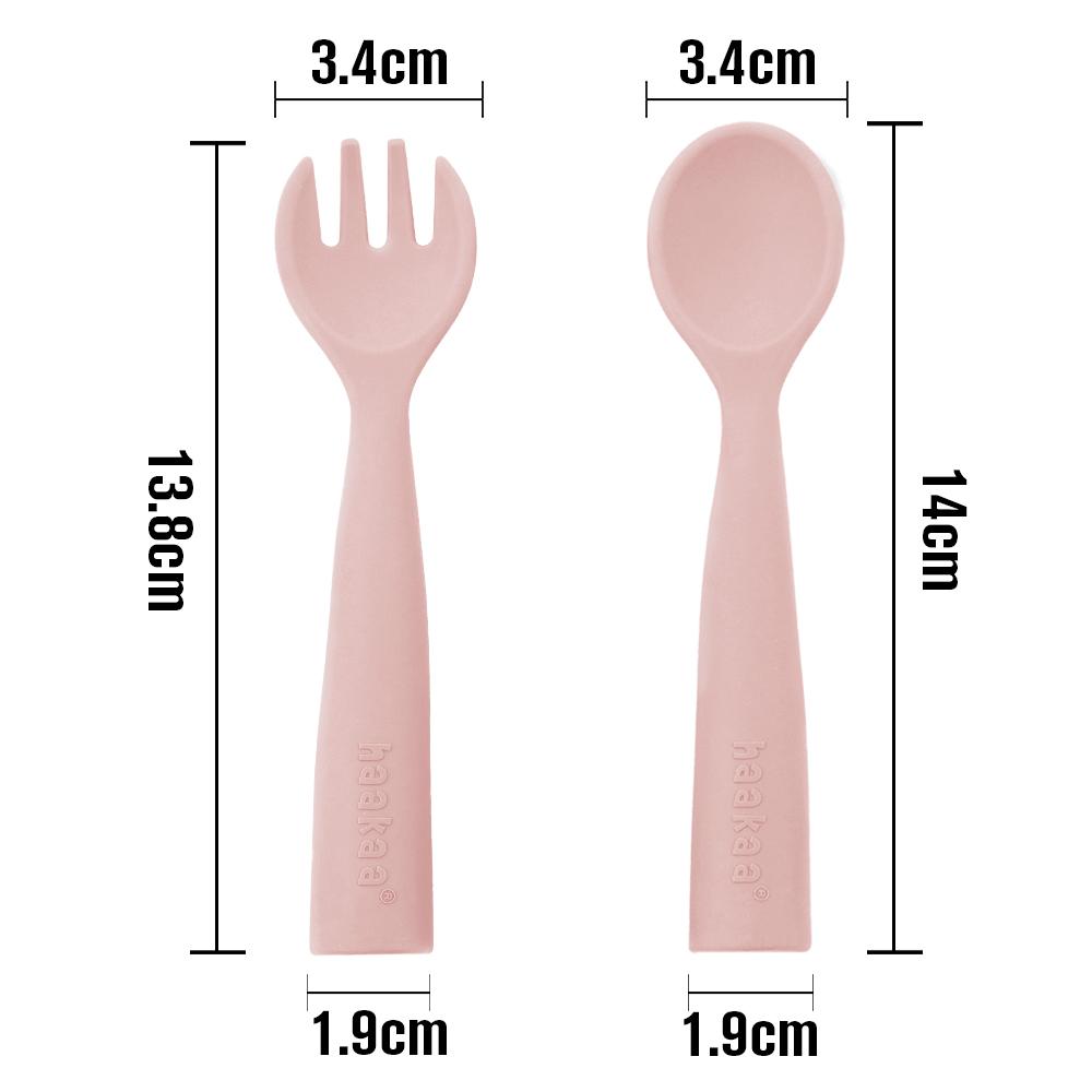 Haakaa Bendy Silicone Cutlery Set