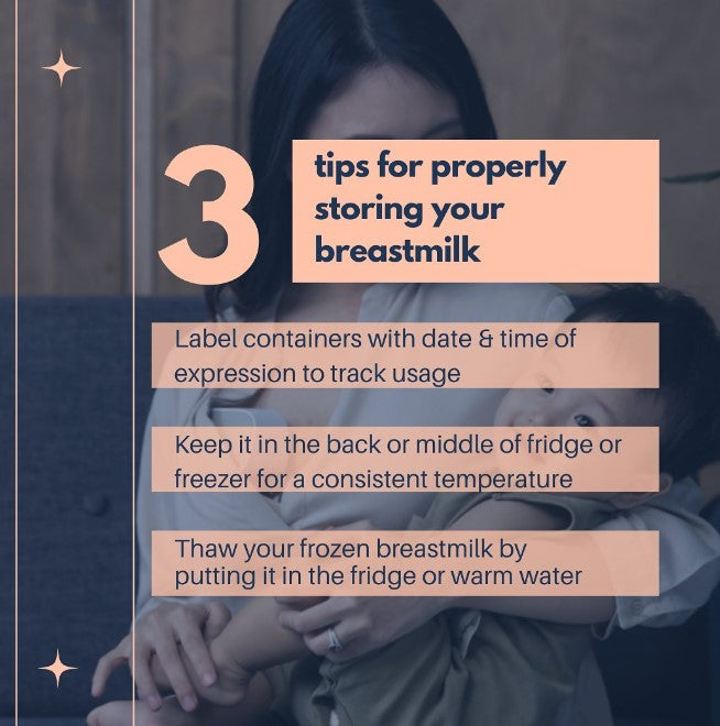 3 Tips for Properly Storing Your Breastmilk