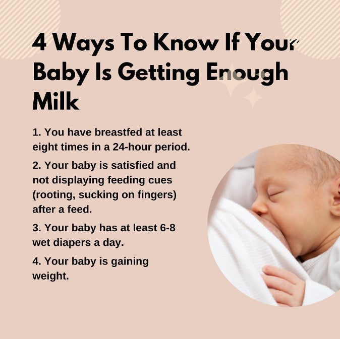 4 Ways To Know If Your Baby Is Getting Enough Milk