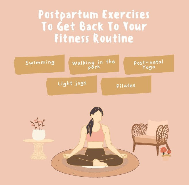 Postpartum Exercises To Get Back To Your Fitness Routine