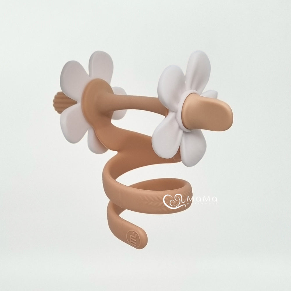 Mamas Tem Serpent Bloom Teether with Case