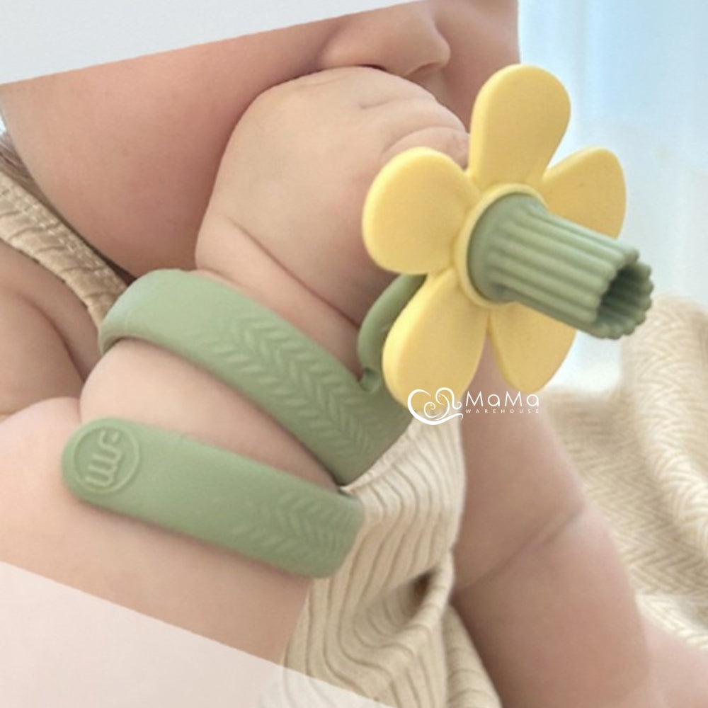 Mamas Tem Serpent Bloom Teether with Case