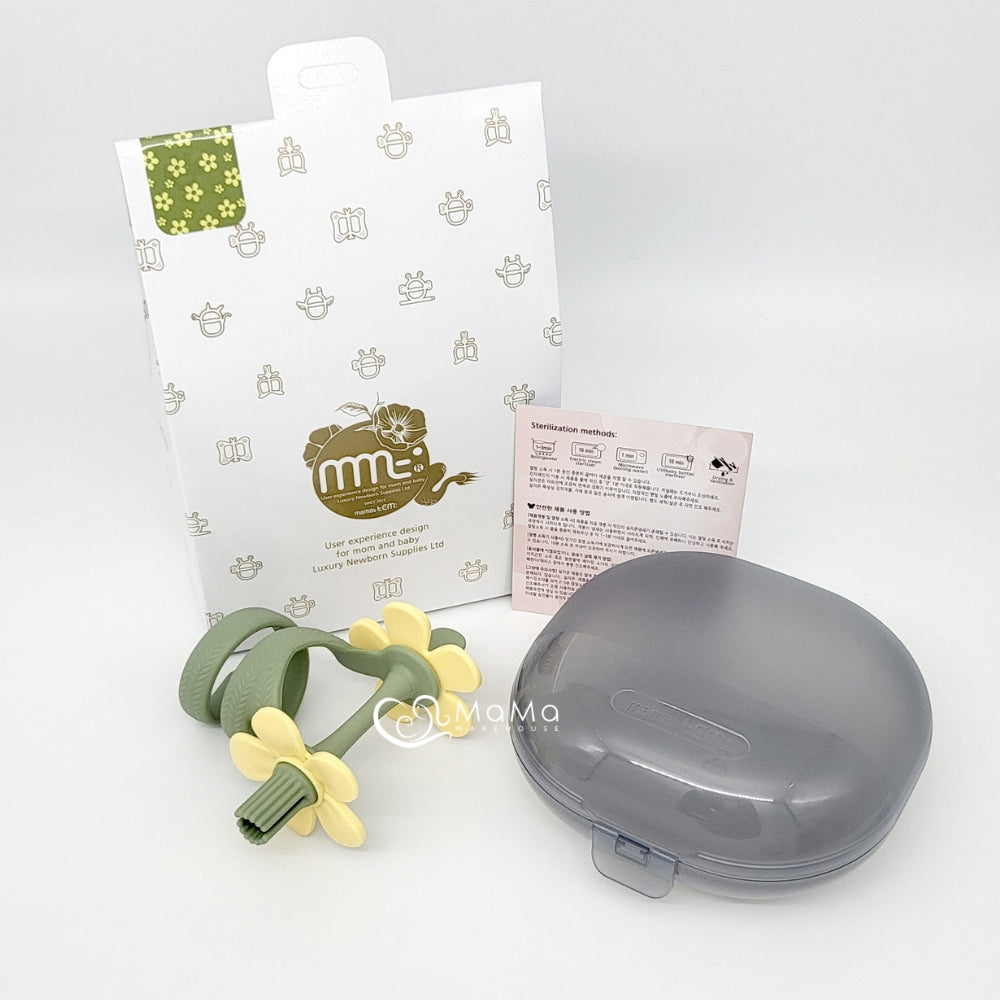 Mamas Tem Serpent Bloom Teether with Case
