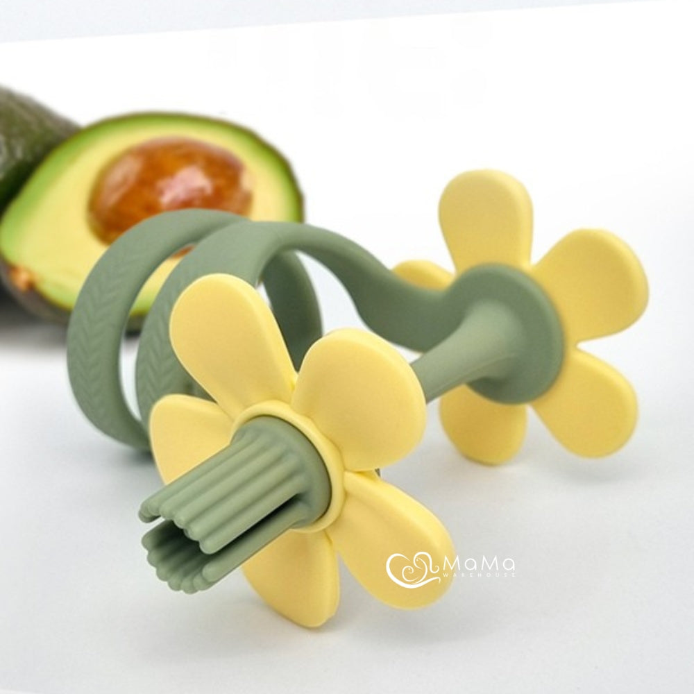 Mamas Tem Serpent Bloom Teether with Case