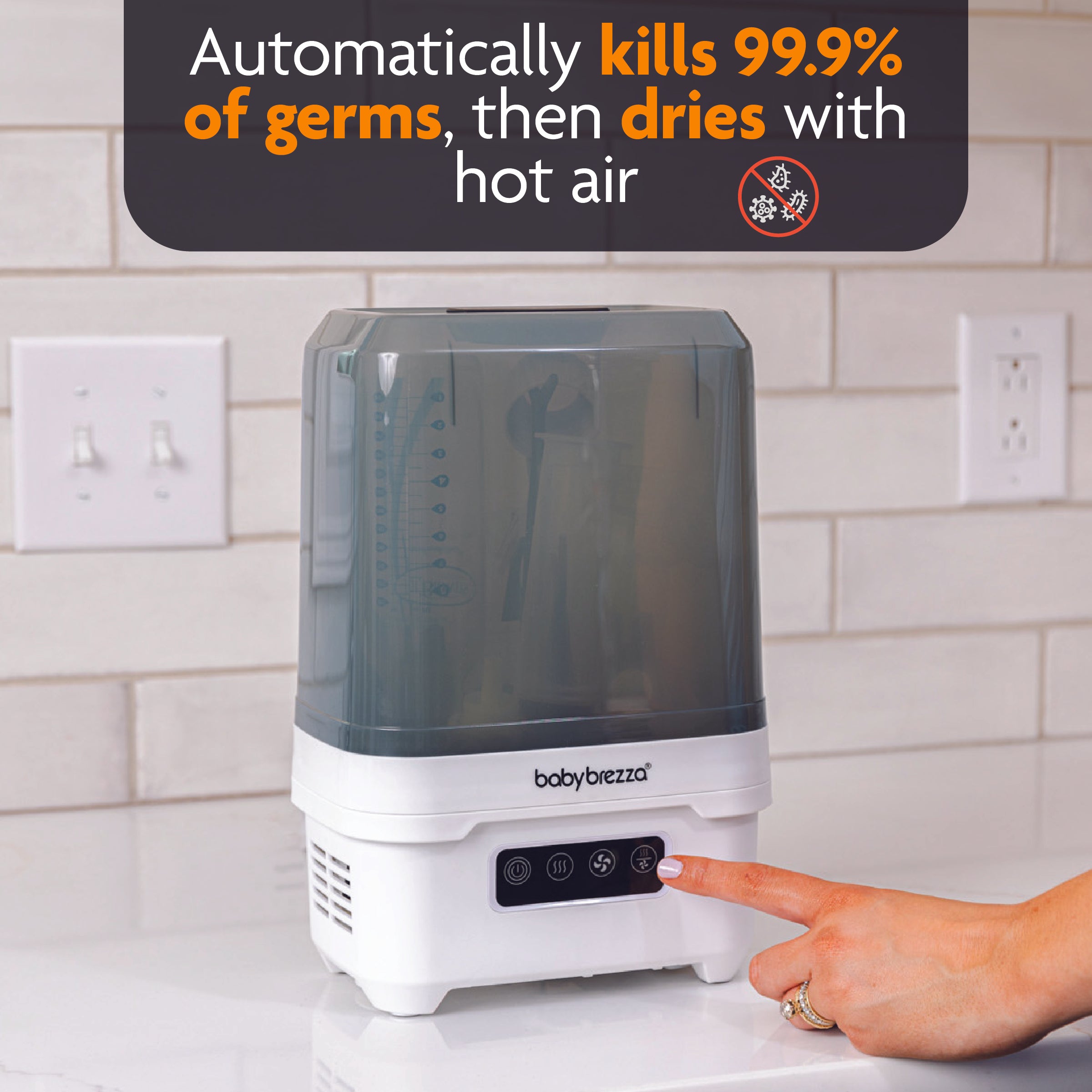 Baby Brezza Sterilizer Dryer Mini - Portable Sterilizer Dryer