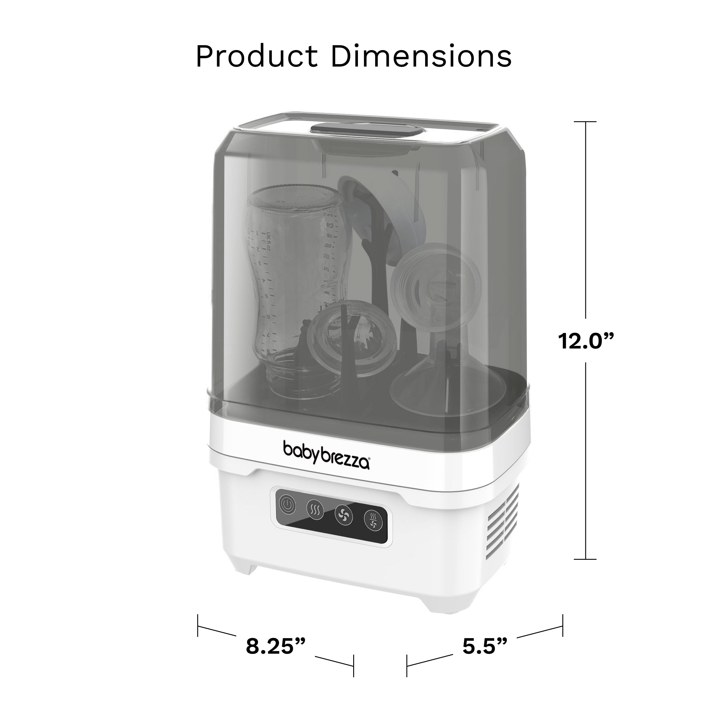 Baby Brezza Sterilizer Dryer Mini - Portable Sterilizer Dryer