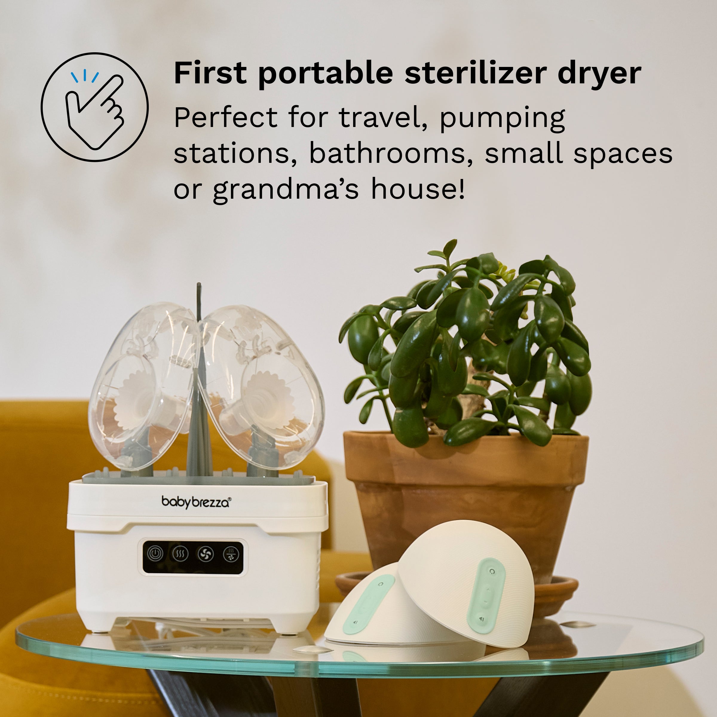 Baby Brezza Sterilizer Dryer Mini - Portable Sterilizer Dryer