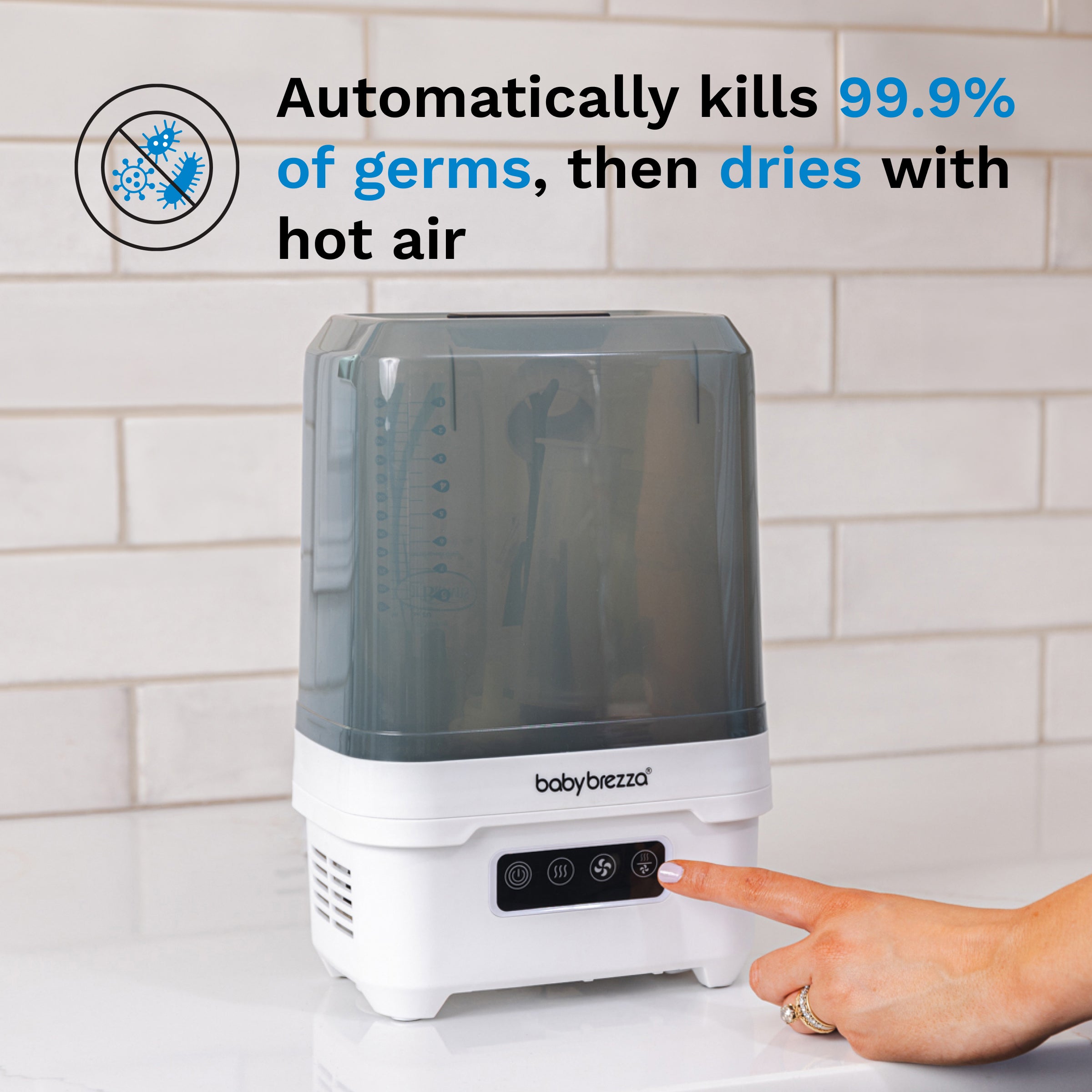 Baby Brezza Sterilizer Dryer Mini - Portable Sterilizer Dryer