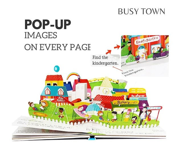 Alilo Busy Town Busy Farm books in English (2 Books) — Educational Talking Pen Expansion Pack