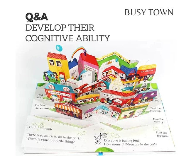 Alilo Busy Town Busy Farm books in English (2 Books) — Educational Talking Pen Expansion Pack