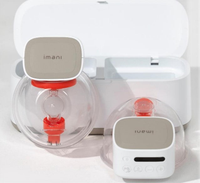 imani i2+ Electrical Breast Pump (Clear Cup) - 1 Pair ⁄ imani i2+ Electrical Breast Pump - 1 Pair (Latest Design) with Dual Charging Dock