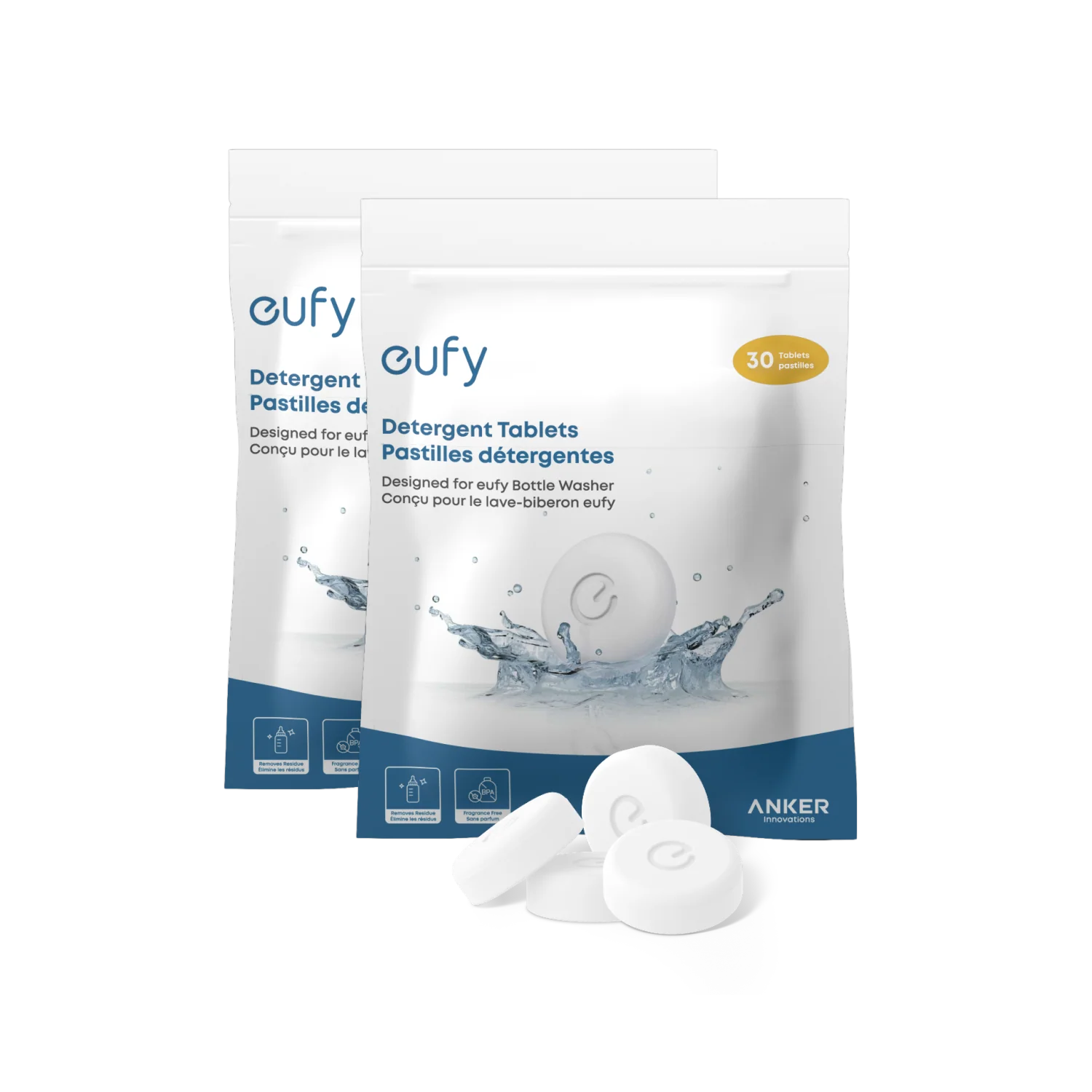 eufy S1/S1Pro Washer Detergent Tablets (60 pcs)