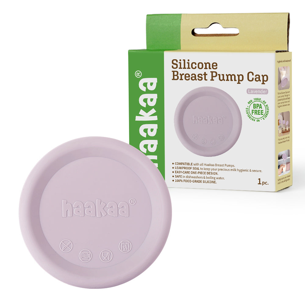 Haakaa Silicone Breast Pump Cap (Grey)