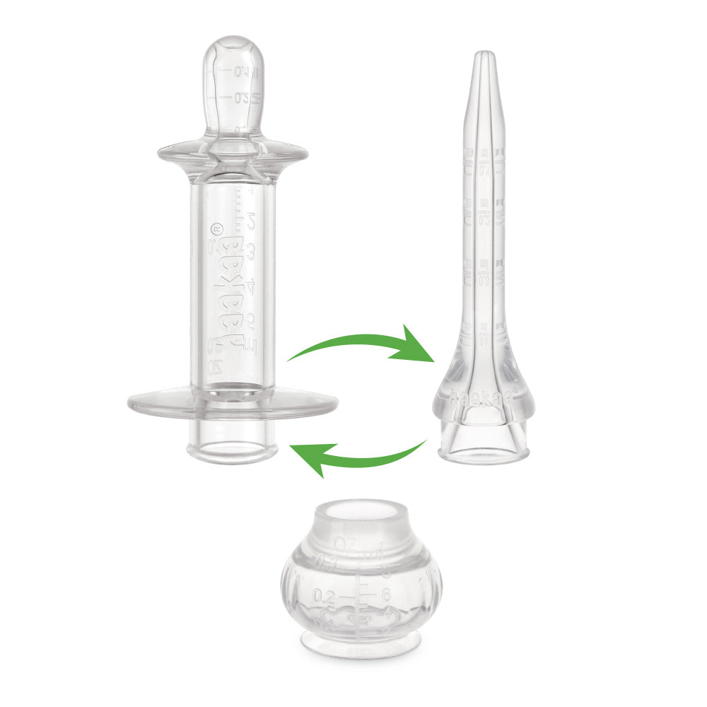 Haakaa SqueezieDOSE Silicone Dispenser Set/SqueezieDOSE Silicone Dispenser