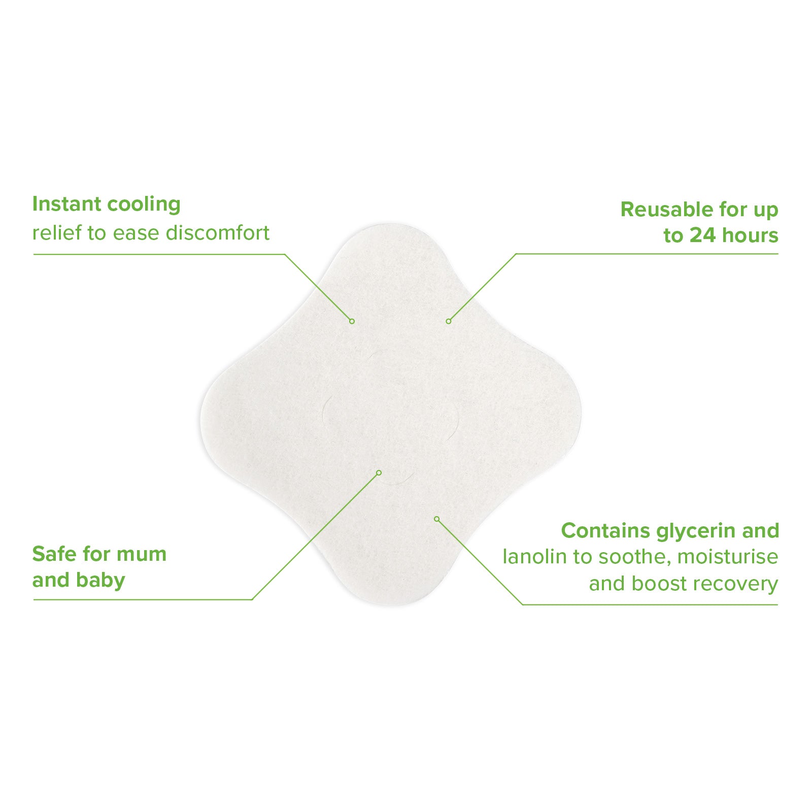 Haakaa Soothing Hydrogel Breast Pads