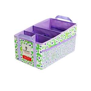 Playjoy Travel Folding Basket - Mini Flower Green