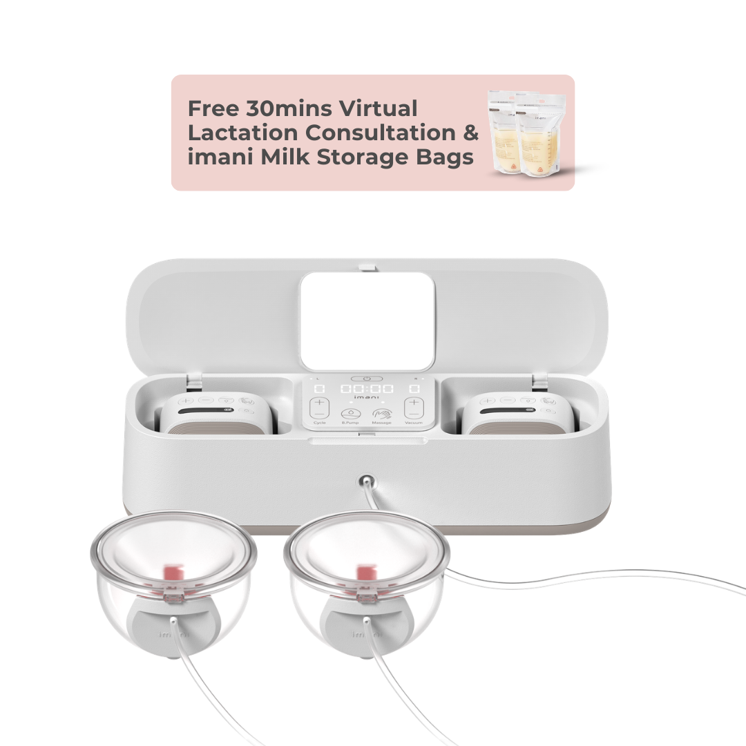 imani iBox 2-in-1 Electrical Breast Pump (Wearable + Hospital Grade)