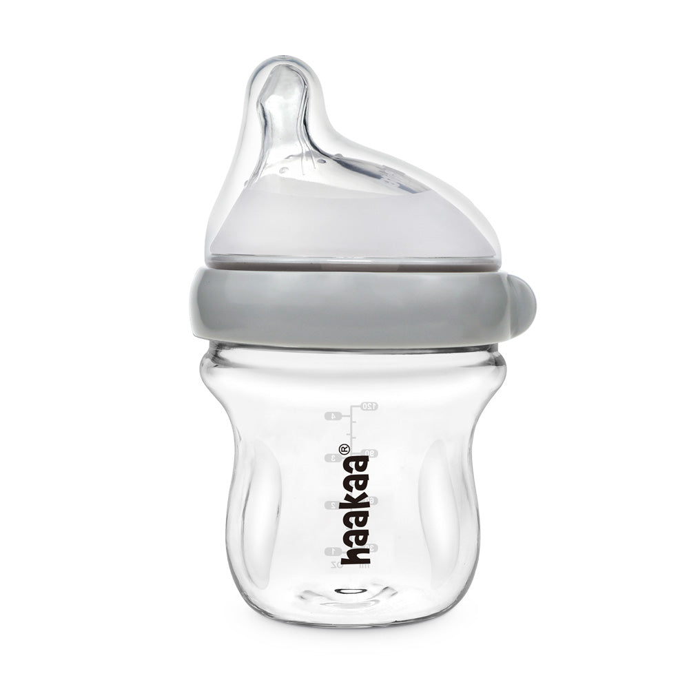 Haakaa Gen. 3 Glass Baby Bottle (90ml ⁄ 120ml ⁄ 180ml)