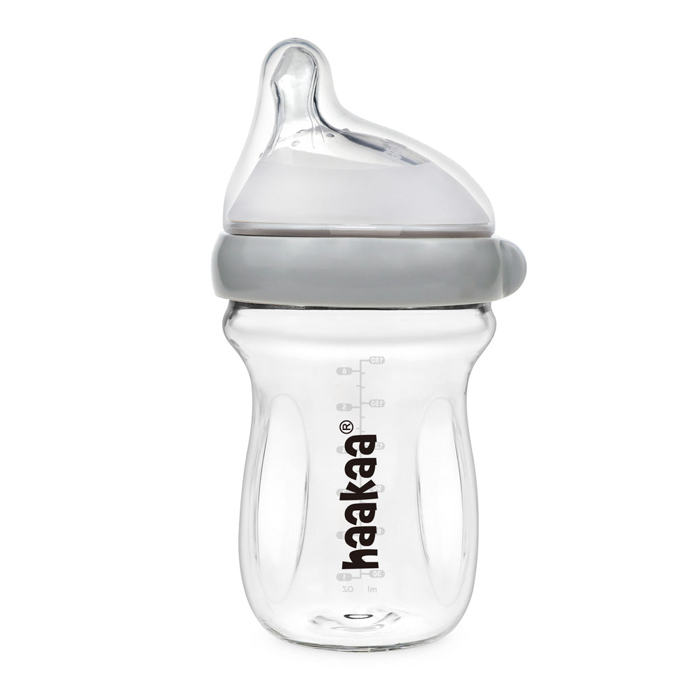 Haakaa Gen. 3 Glass Baby Bottle (90ml ⁄ 120ml ⁄ 180ml)