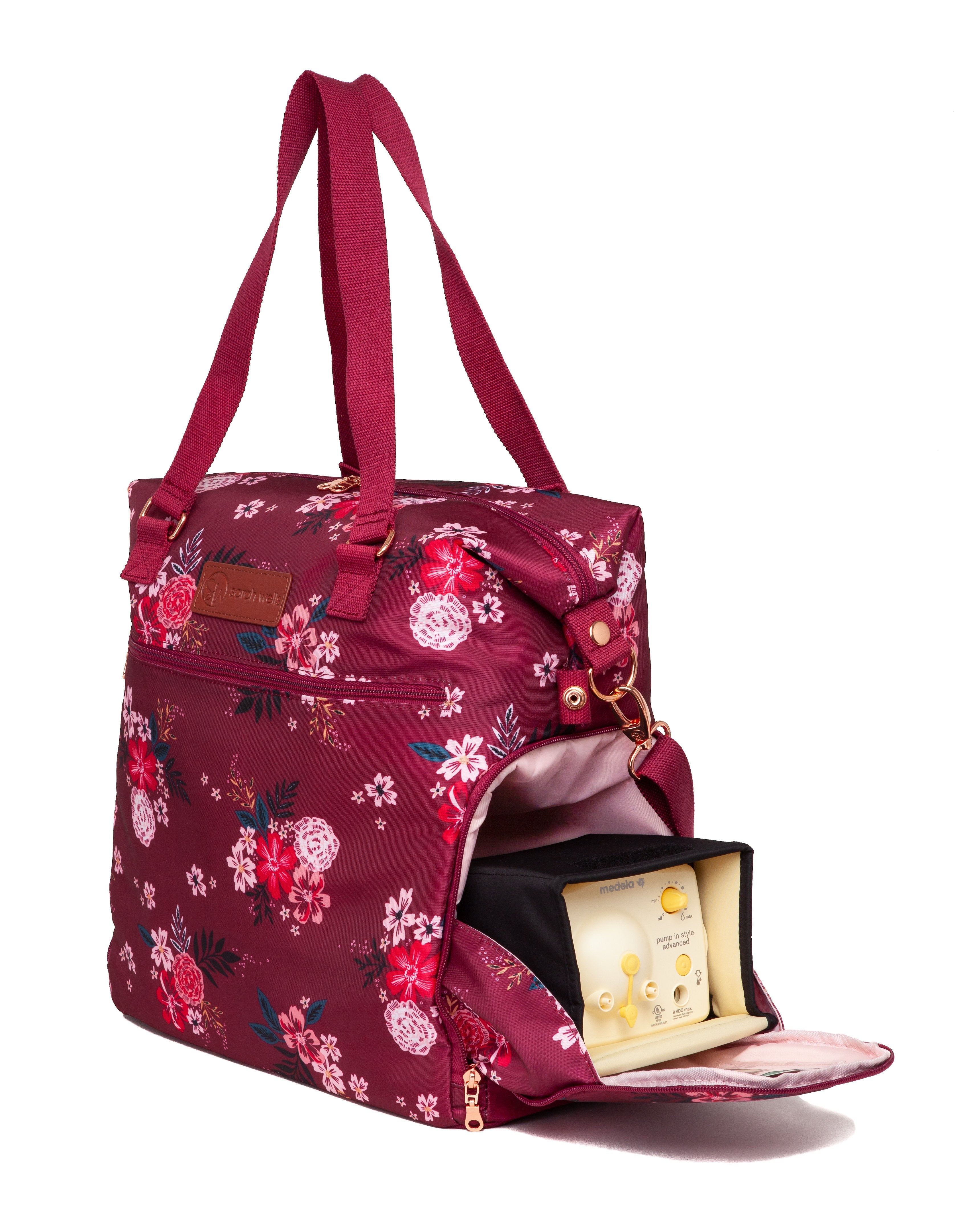 Sarah Wells Breast Pump Bag (Lizzy-Berry Bloom)