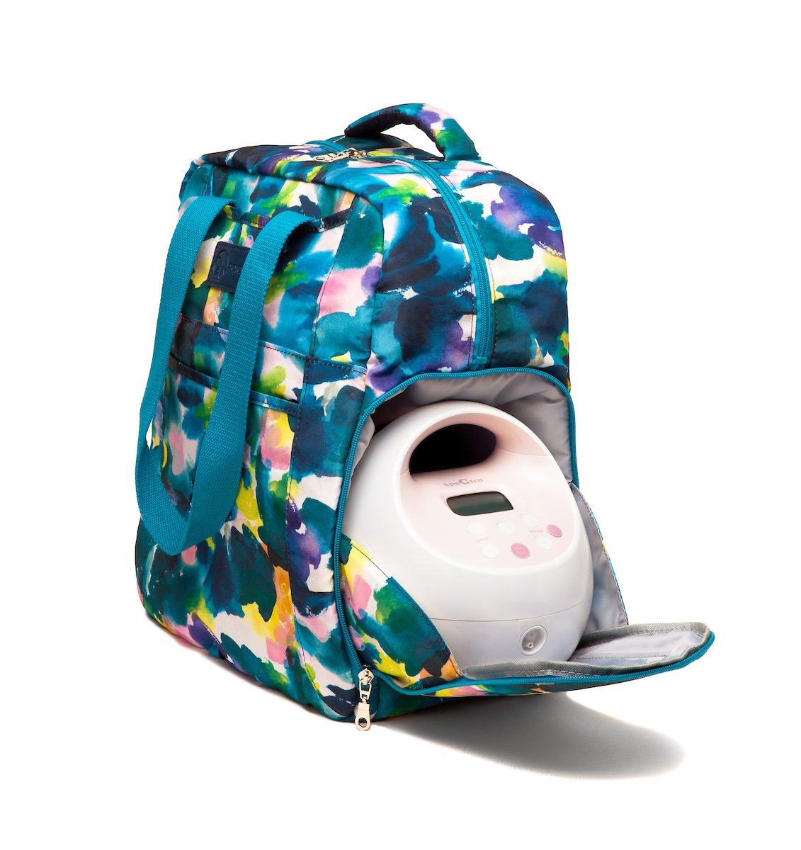 Sarah Wells Breast Pump Bag (Kelly-Aquarelle) - Limited Edition